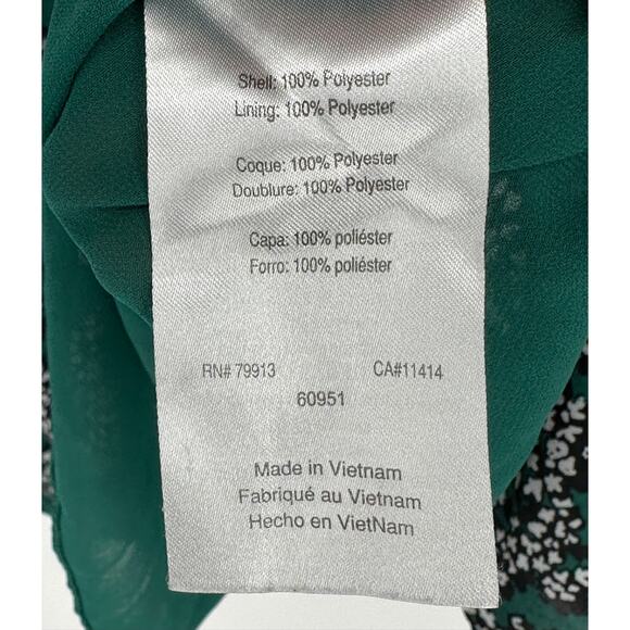 A Pea in the Pod Green Floral Maternity Top Long Bell Sleeve Comfort Floral S - Picture 6 of 8